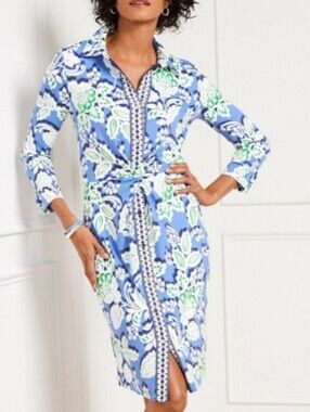 Talbots Effortless Jersey Twist Shirtdress